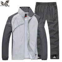Nowy 2020 plus rozmiar L ~ 5XL męskie sportsuits wiosna jesień bluzy i bluzy mężczyźni drukowane dresy męskie Sportwear zestaw odzież 5